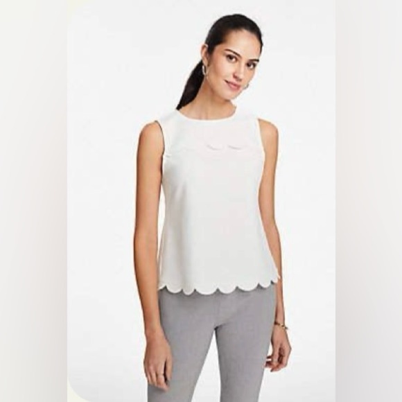 Ann Taylor
scalloped trim top Size XS - Picture 1 of 6